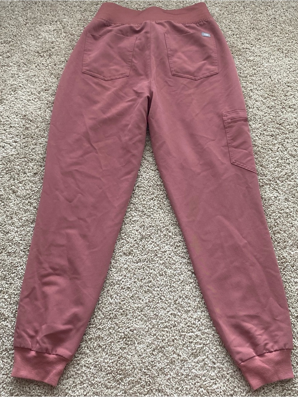 Figs Mauve Zamora Jogger Scrub Pants Small Pink Professional Nurse - Picture 5 of 9